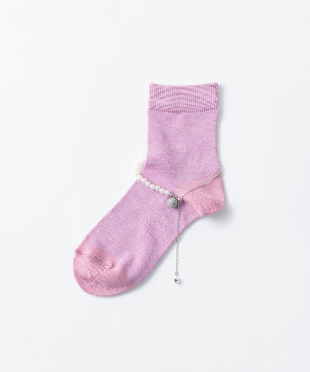 TRICOTE アンクレット付きベーシックソックス 72PINK