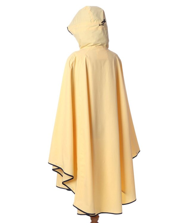 MOONBAT POLO RALPH LAURENRL パイピングレインポンチョ 無地 75デニール 収納袋付き イエロー