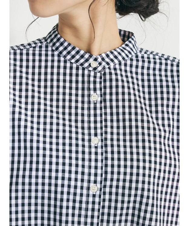 CRAFT STANDARD BOUTIQUE バックフリルシャツ Gingham Check