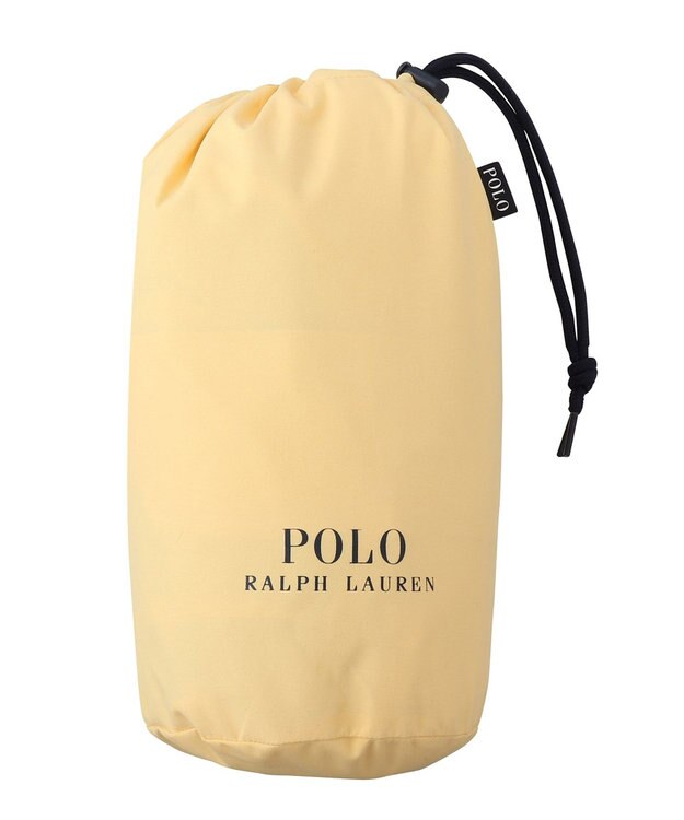 MOONBAT POLO RALPH LAURENRL パイピングレインポンチョ 無地 75デニール 収納袋付き イエロー