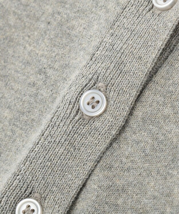 AMERICAN HOLIC 配色ラインニットポロ Light Gray