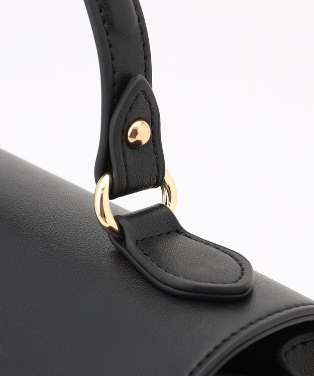 J.PRESS LADIES 【2way】フラップノーブル バッグ ブラック系