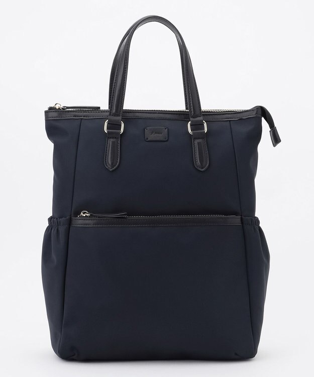J.PRESS LADIES 2way トート リュック ネイビー系