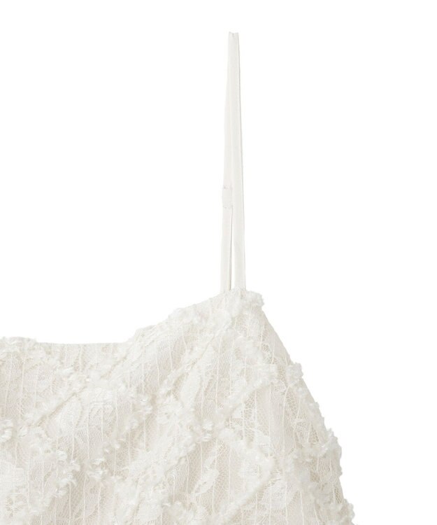 earth music&ecology 【予約】フリンジレースキャミビスチェ ブラック