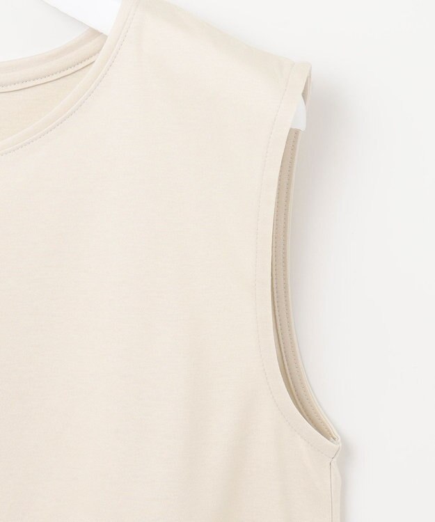 J.PRESS LADIES L レイヤード ノースリーブカットソー ベージュ系