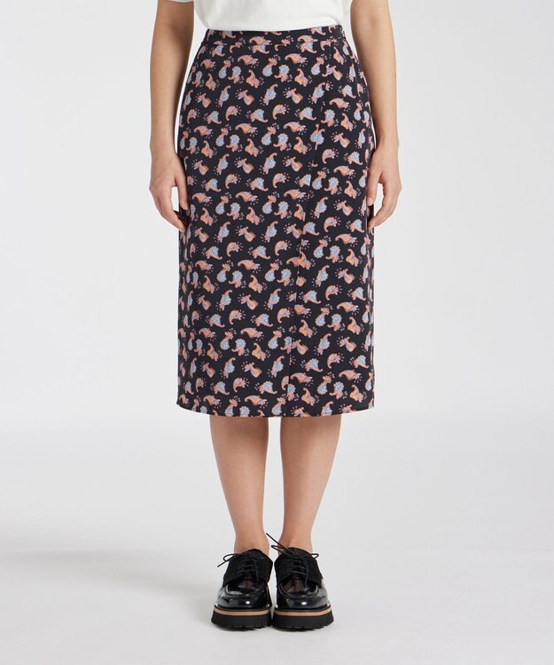 Paul Smith 【オンラインショップ限定】Mini Burle Paisley スカート ブラック