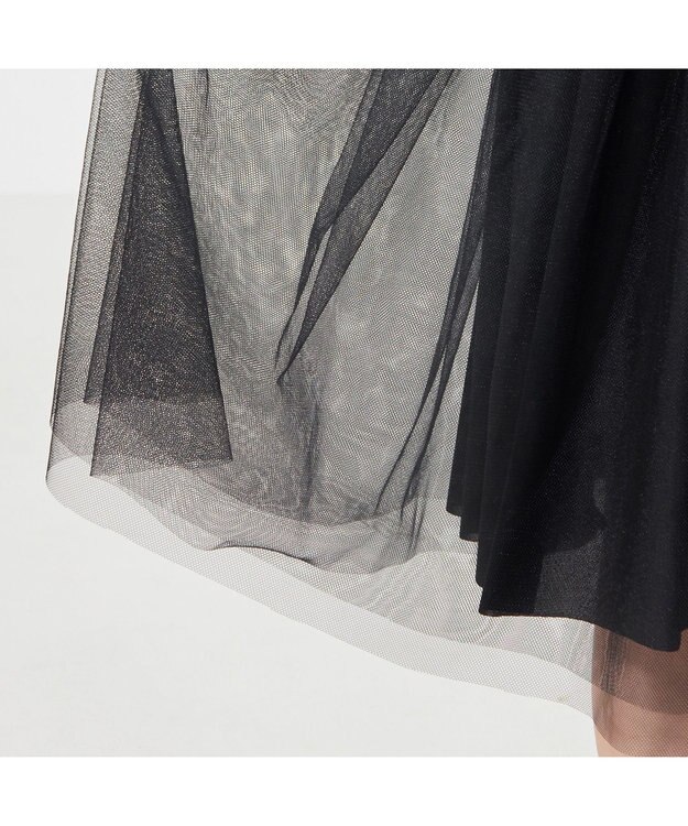 Chacott velour combi dress (kids) ブラック（ロベット）