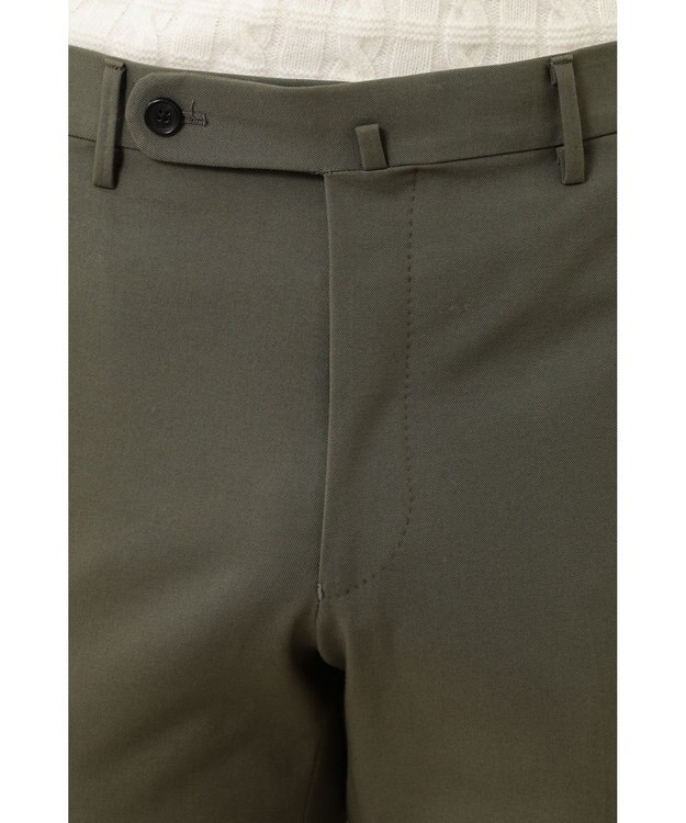 DAKS ストレッチツイルパンツ カーキ