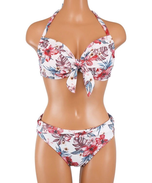 San-ai Resort（三愛水着楽園） 4点セット水着【San-ai Resort（サンアイリゾート）】 ホワイト