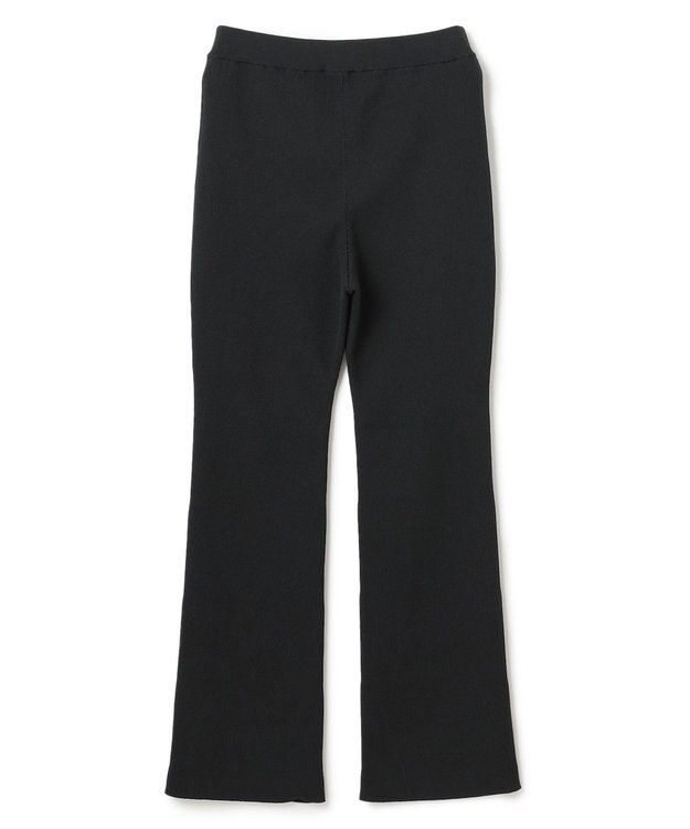 BEIGE， 【洗える】ROUBINE / リブニットパンツ Black