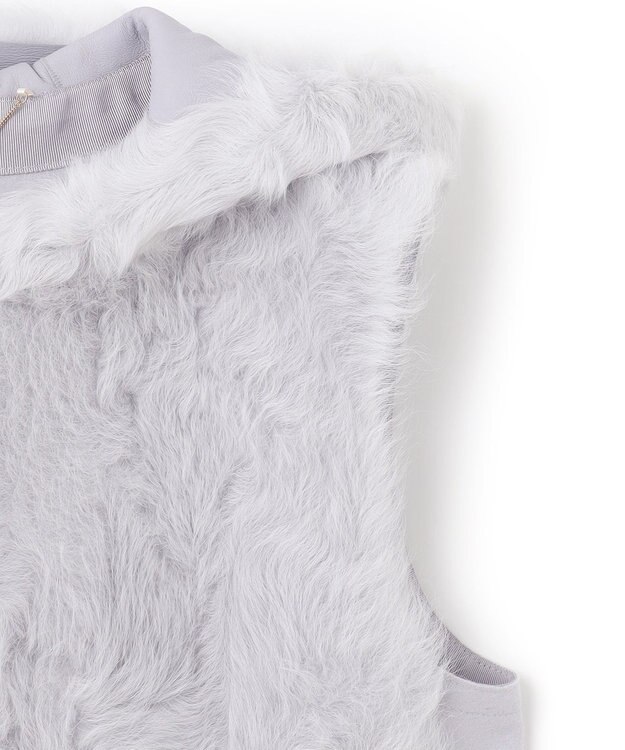 BEIGE， CLAWLEY / ファー ジレ Sax