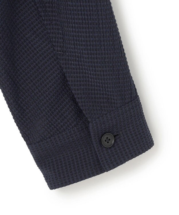 JOSEPH HOMME ＜新色追加＞新素材【通気性/ストレッチ】トリコサッカーストレッチ 　ジップアップブルゾン ネイビー系