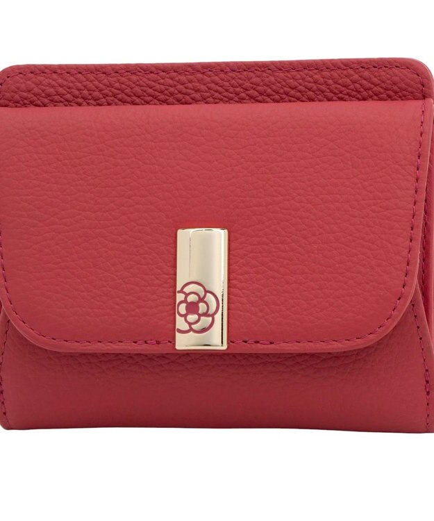 CLATHAS エクセ 外ボックス二つ折り財布 ピンク