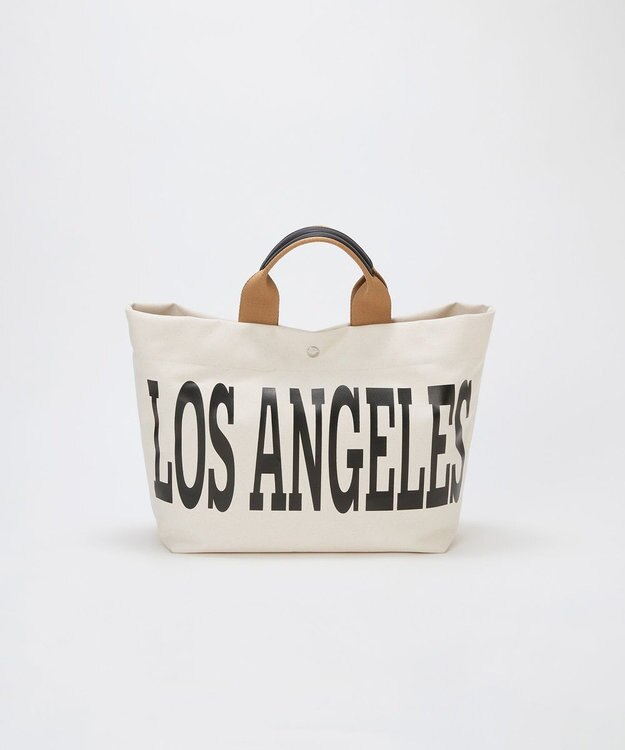 TOPKAPI 【Breath TOPKAPI】シティ プリント キャンバス 2way トートバッグ / A4対応 オフ