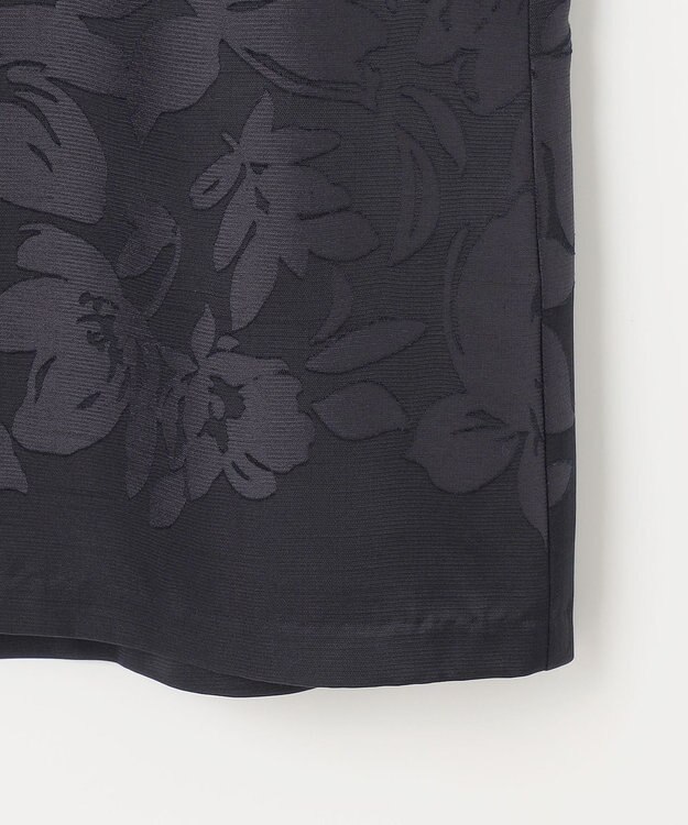 自由区 S 【カタログ掲載・セットアップ対応・洗える】フラワーオパールプルオーバー ブラウス ネイビー