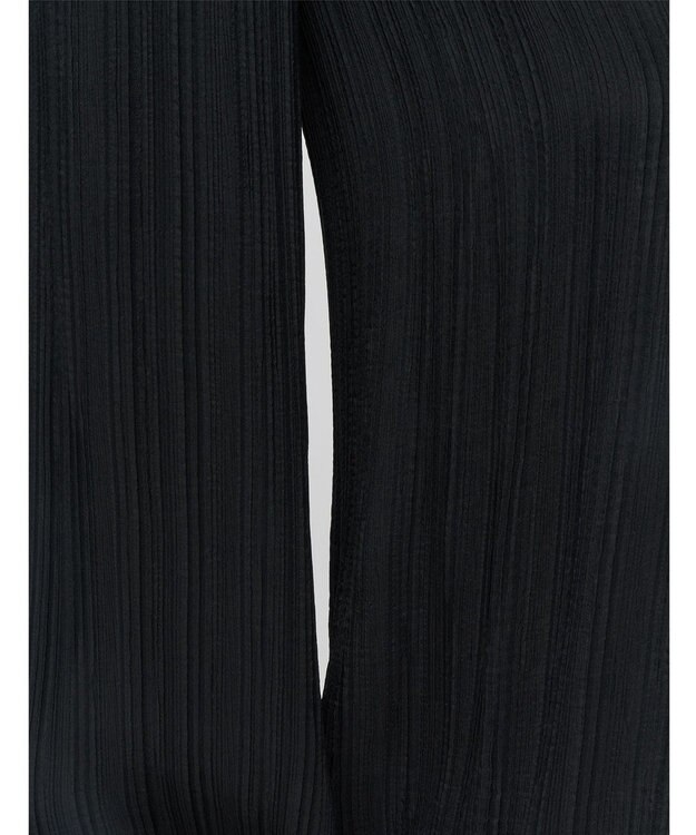 JOSEPH プリーツジャガード　トラウザーズ Black