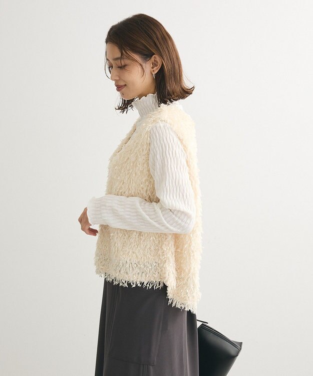 Green Parks ・ＳＵＧＡＲ　ＳＰＯＯＮ　フェザーヤーンベスト Black