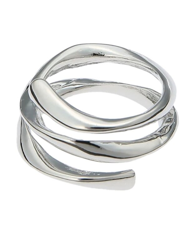 AMERICAN HOLIC ３ＳＥＴボリュームメタルリング Silver