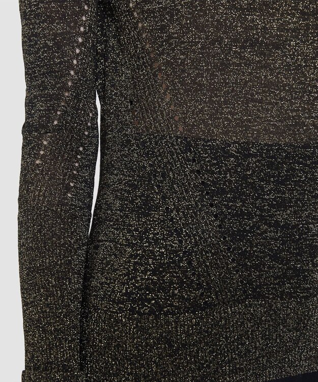 JOSEPH ルレックスニット　ハイネックニット Black / Gilt
