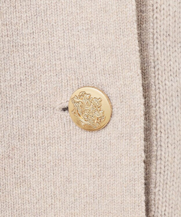 23区 【見上愛さん着用/Oggi掲載】カシミヤブレンド ニット ジャケット ベージュ系