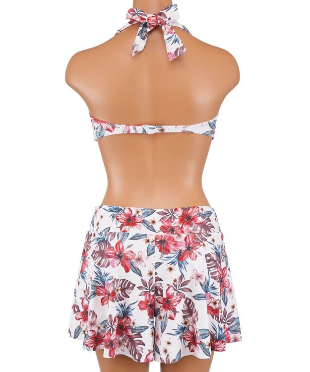 San-ai Resort（三愛水着楽園） 4点セット水着【San-ai Resort（サンアイリゾート）】 ホワイト