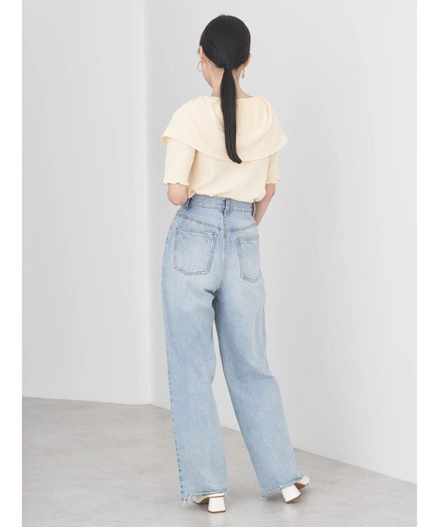 earth music&ecology ビッグカラーカットプルオーバー Yellow