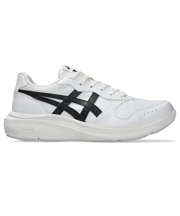ASICS WALKING ゲルファンウォーカー メンズ 4E相当 ホワイト×ブラック