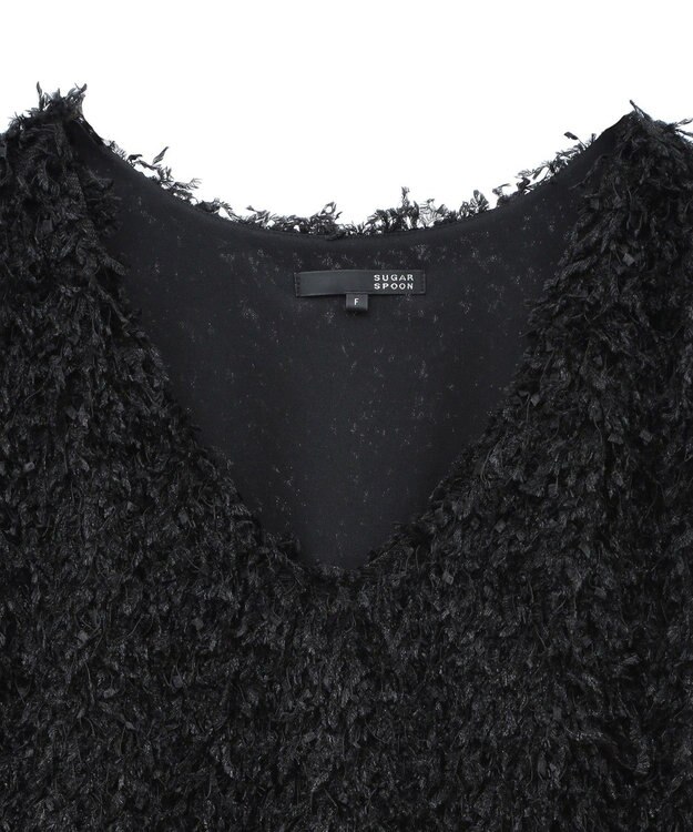 Green Parks ・ＳＵＧＡＲ　ＳＰＯＯＮ　フェザーヤーンベスト Black