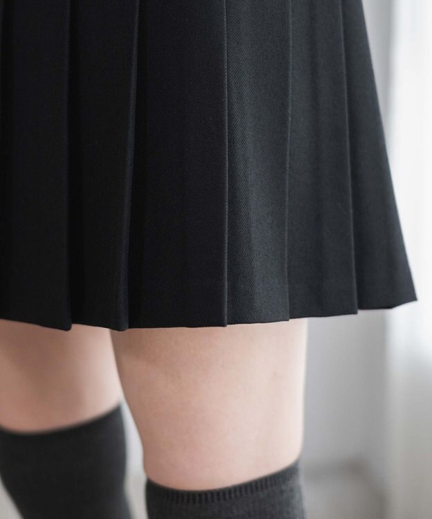 WEGO 【SCHOOL ITEM】プリーツスカパン 杢グレー