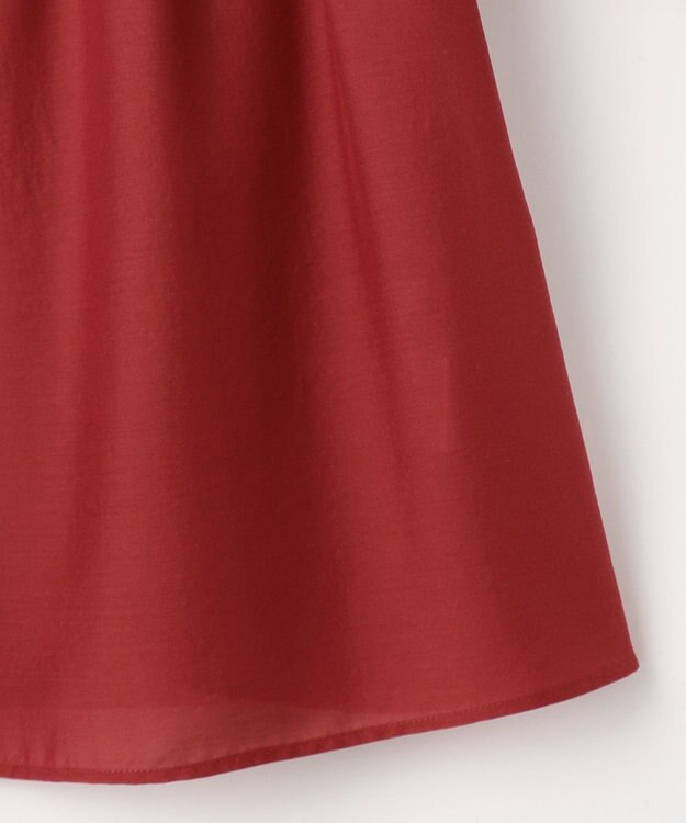 ANY SIS 【洗える】 ギャザーテント ブラウス レンガ