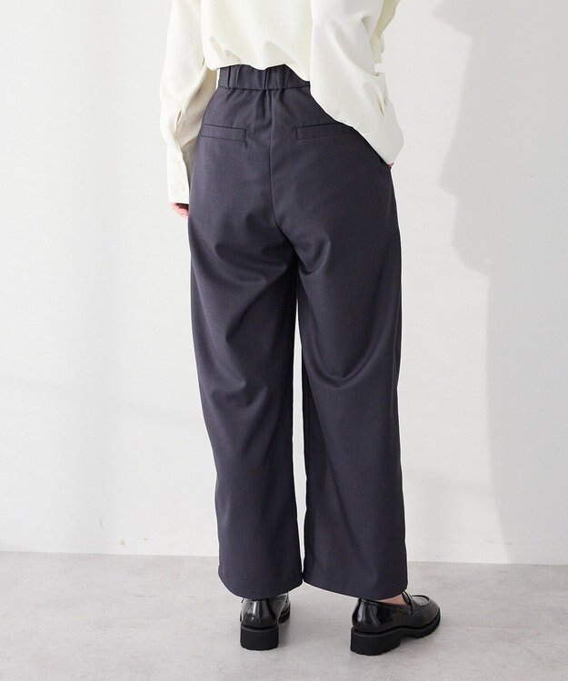 CRAFT STANDARD BOUTIQUE ＜セレモニー＞フロントタックカーブパンツ Gray