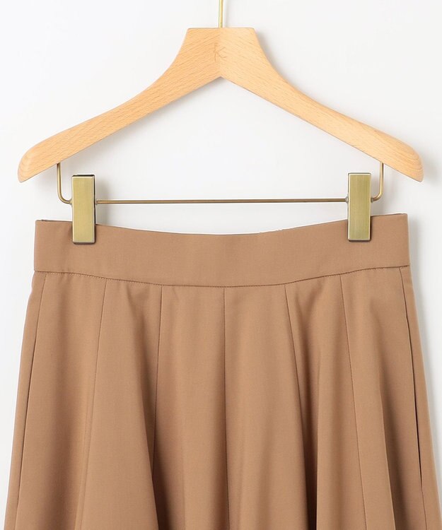 組曲 【ご好評につき追加予約 / 加藤ローサさん着用】ハンサムツイルフレア スカート ベージュ系