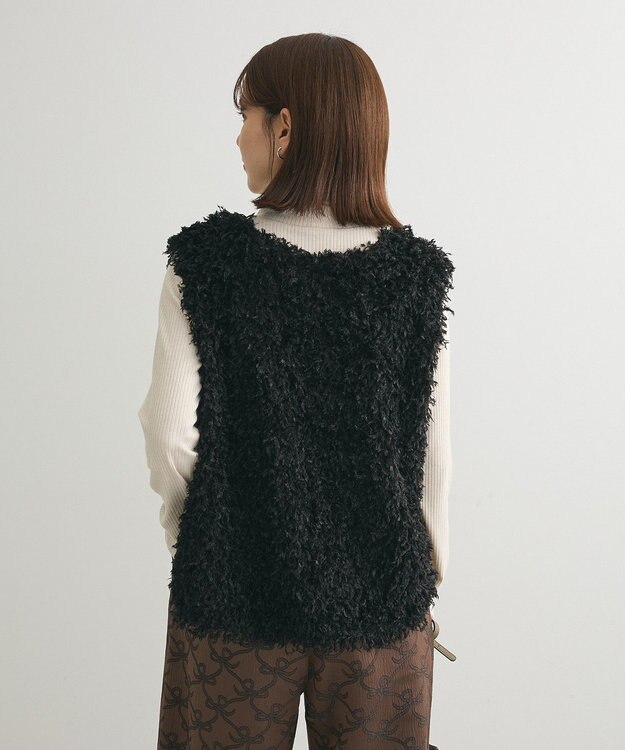 Green Parks ・ＳＵＧＡＲ　ＳＰＯＯＮ　フェザーヤーンベスト Black