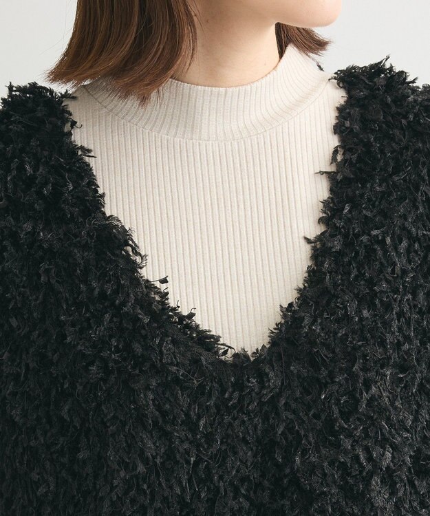 Green Parks ・ＳＵＧＡＲ　ＳＰＯＯＮ　フェザーヤーンベスト Black