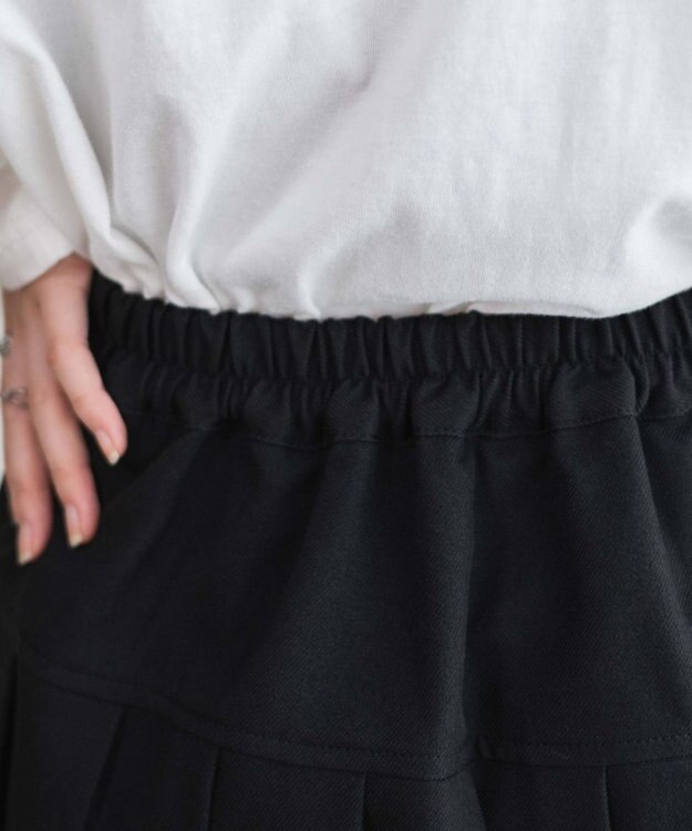 WEGO 【SCHOOL ITEM】プリーツスカパン 杢グレー