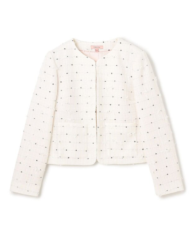 TOCCA FLOWER HIDE AND SEEK ジャケット アイボリー系