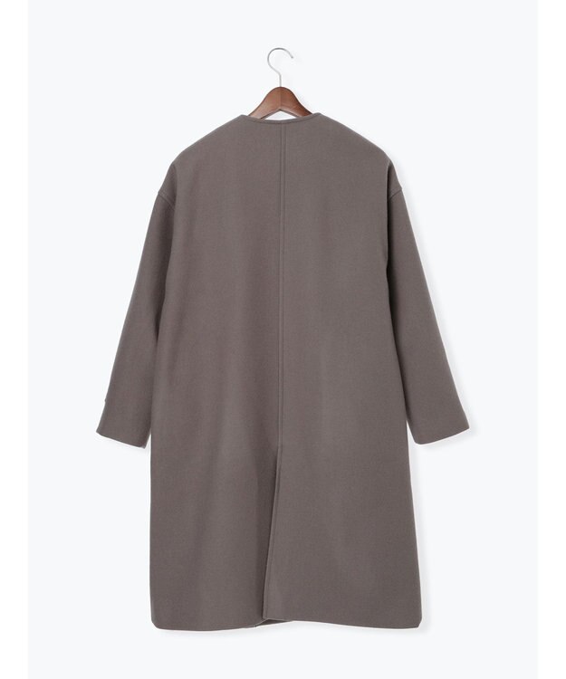 Te chichi ウールメルトンノーカラーロングコート《2025winter catalog item》 モカ