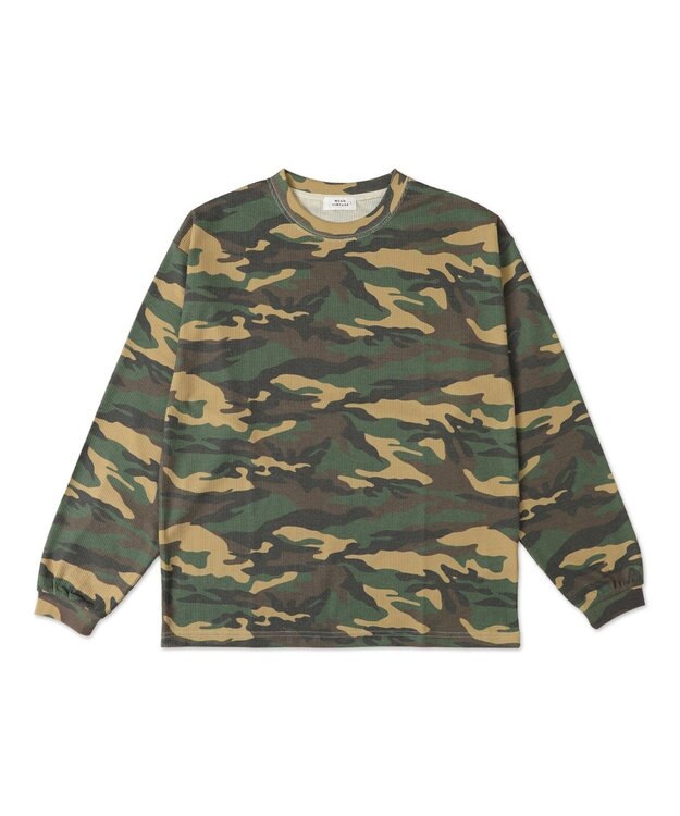 WEGO ワッフルパターンT（LS） 柄1