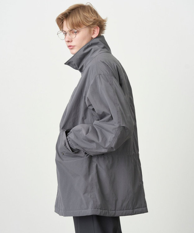 ATON TECHNO COTTON | リサイクルウールパテッドショートモッズ TECHNO COTTON | リサイクルウールパテッドショートモッズ - UNISEX