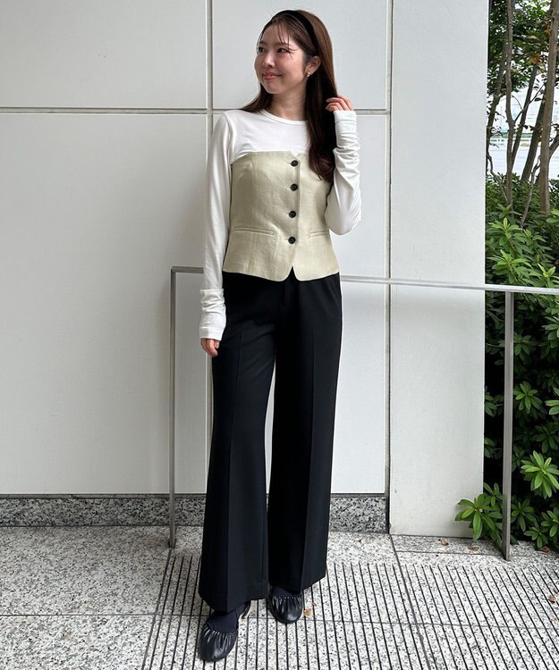 UNFILO 【STORY×UNFILOコラボ】ビスチェセットアップ 3点セット シャンパンベージュ