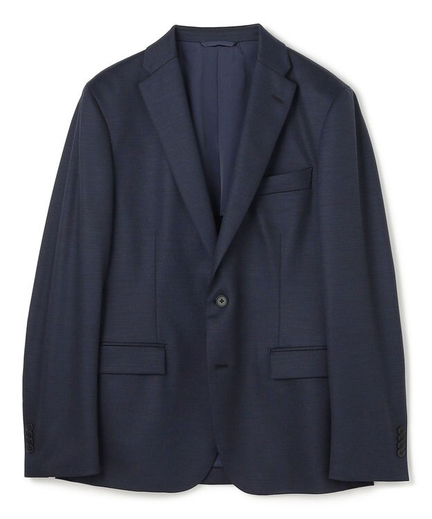 JOSEPH HOMME 新素材【抜群のストレッチ性/セットアップ対応可】スプリングウールジャージー ジャケット ネイビー系