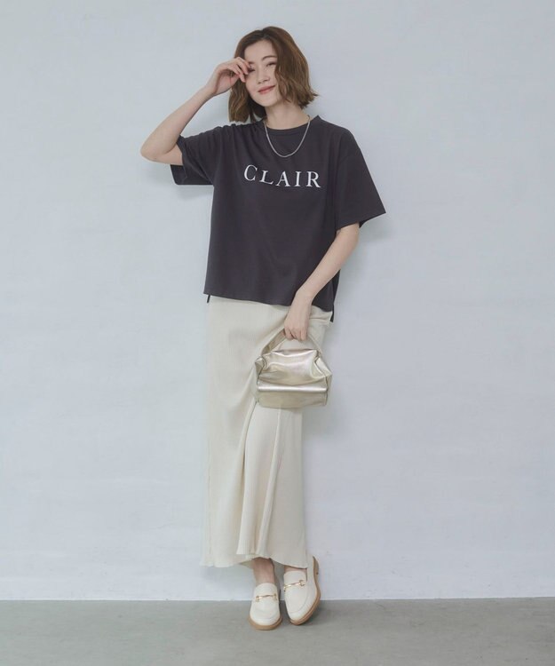 WEGO 【2026春夏新作】接触冷感プリントロゴT スミクロ