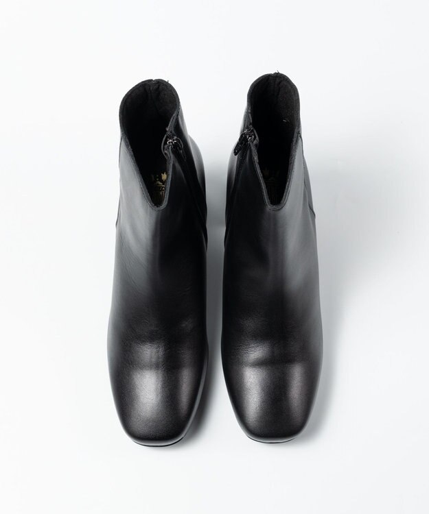 BONTRE 【BONTRE/ボントレ】スクエアトゥヒールブーツ ブラック