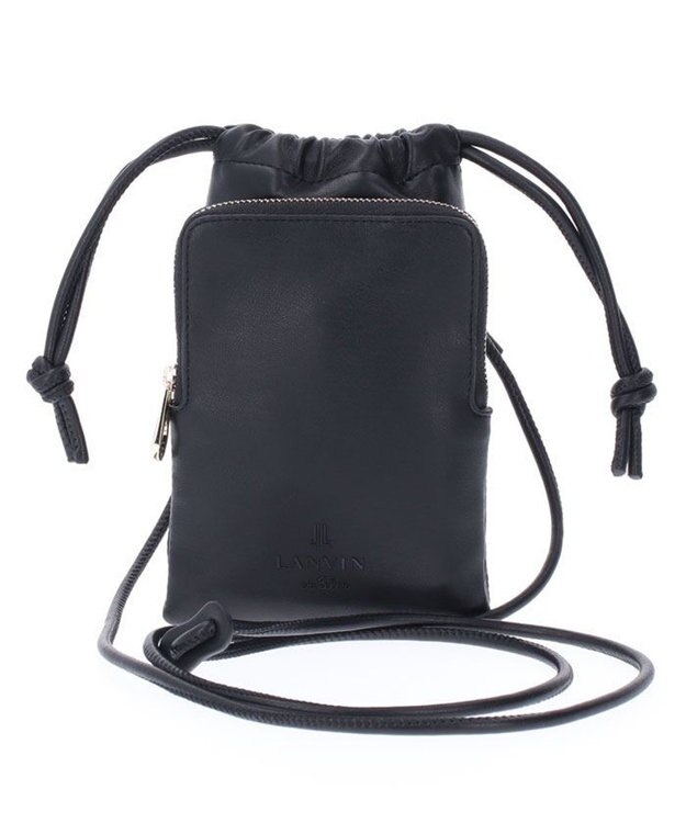 LANVIN en Bleu リベルテ スマホショルダー ブラック