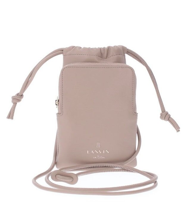 LANVIN en Bleu リベルテ スマホショルダー グレージュ