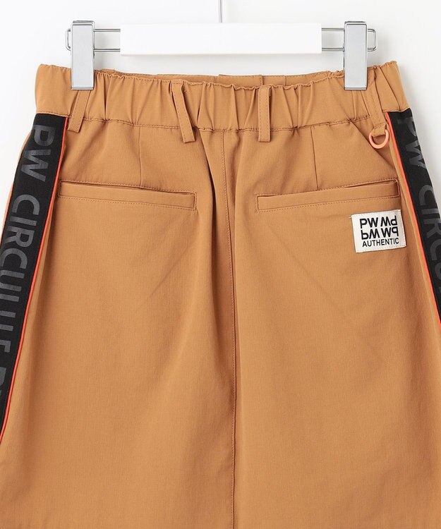 PW CIRCULUS 【 伸縮性あり 】【WOMEN】サイドロゴテープ スカート ベージュ系