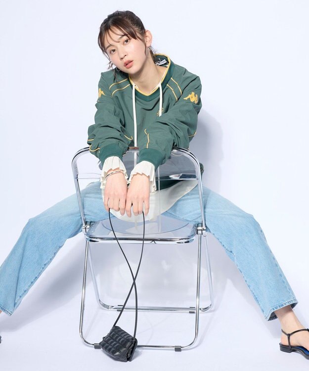 OP／FILA 【Kappa】ウーブンビステジャケット グリーン