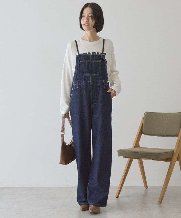 AMERICAN HOLIC デニムサロペット One Wash