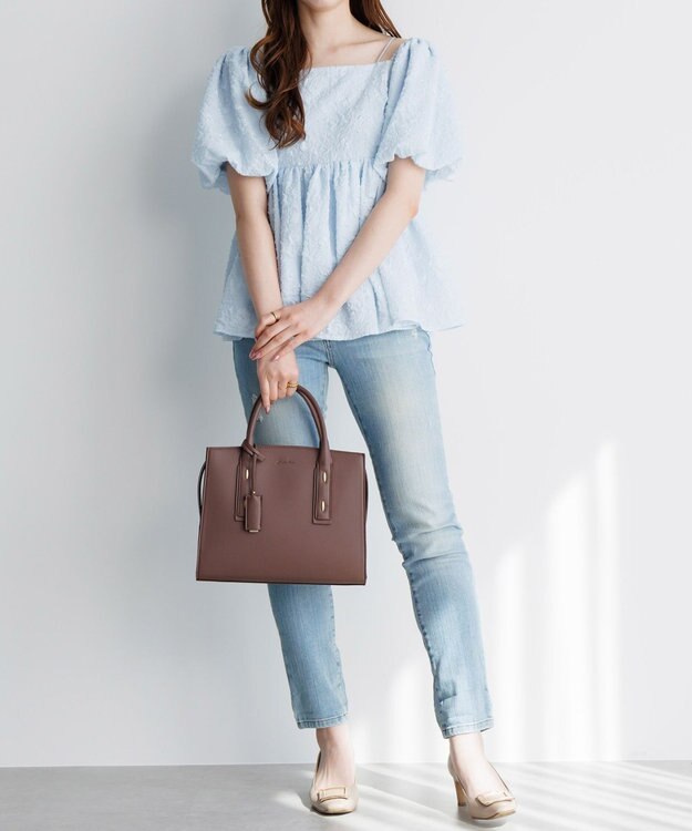 ACE BAGS & LUGGAGE Jewelna Rose メルジュール トートバッグ ミドルサイズ 65601 ジュエルナローズ ブラウン