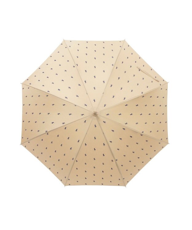 MOONBAT 【WEB限定/ジャンプ傘】POLO RALPH LAUREN（ポロ ラルフローレン）長傘  ポロポニー プリント ベージュ